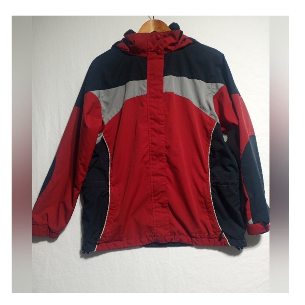 L.L. Bean Woman's Black And Red Jacket Size Medium